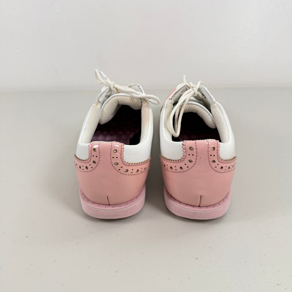 G/Fore Cap Toe Gallivanter Golf Shoe Snow Blush Women US 7.5 EUR‎ 38.5 - Picture 4 of 9